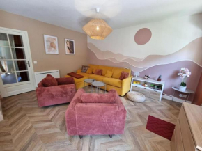 Gite Le Terracotta - Terrasse - 8 couchages - 3 Chambres avec lits King & Queen size, lits superposés pour enfants